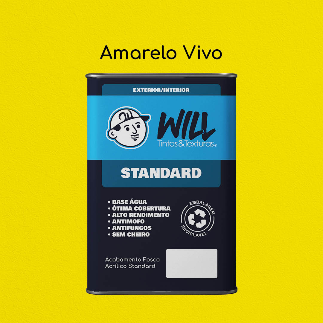 Tinta Acrílica Fosca Standard