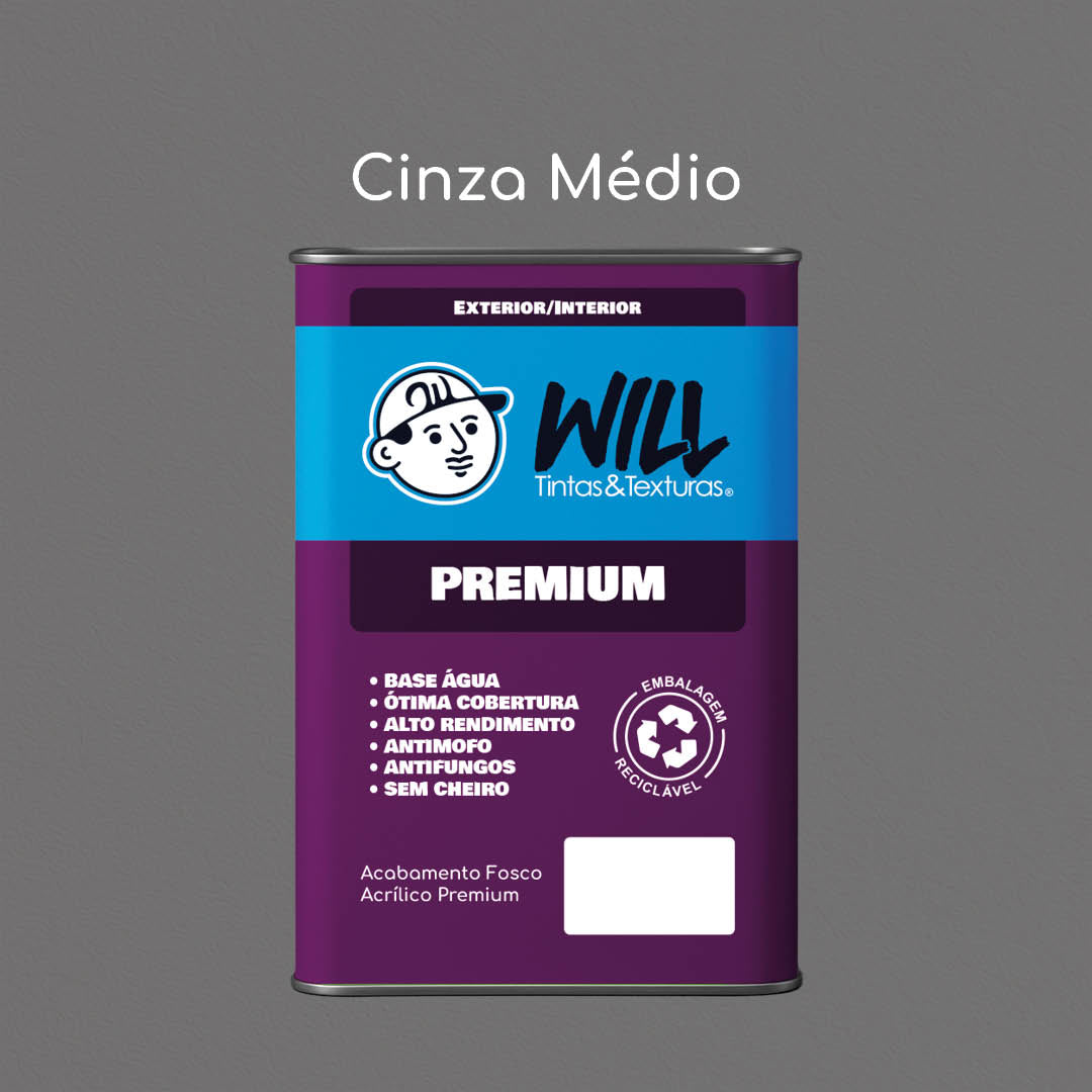 Tinta Acrílica Fosca Premium