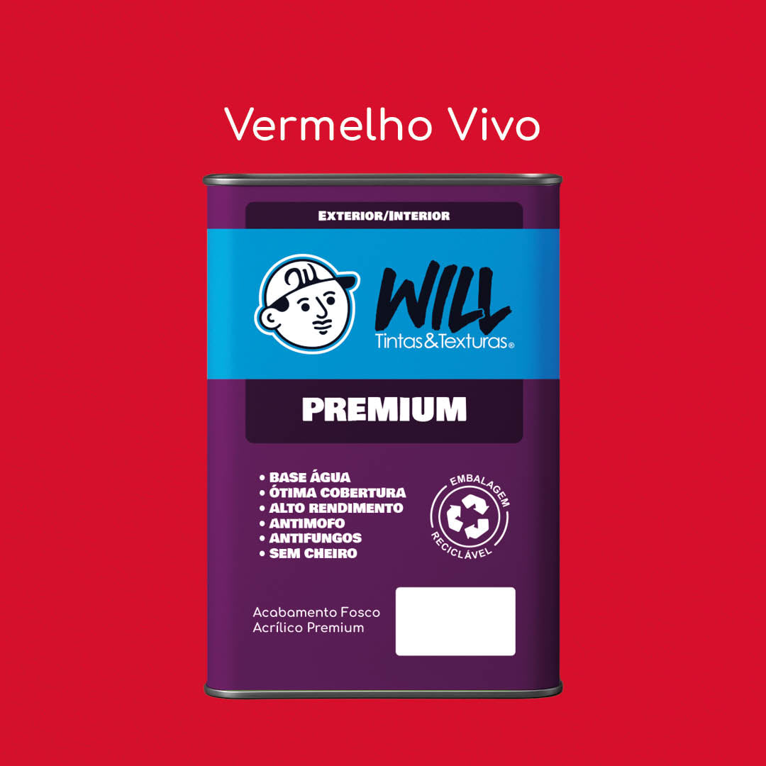 Tinta Acrílica Fosca Premium