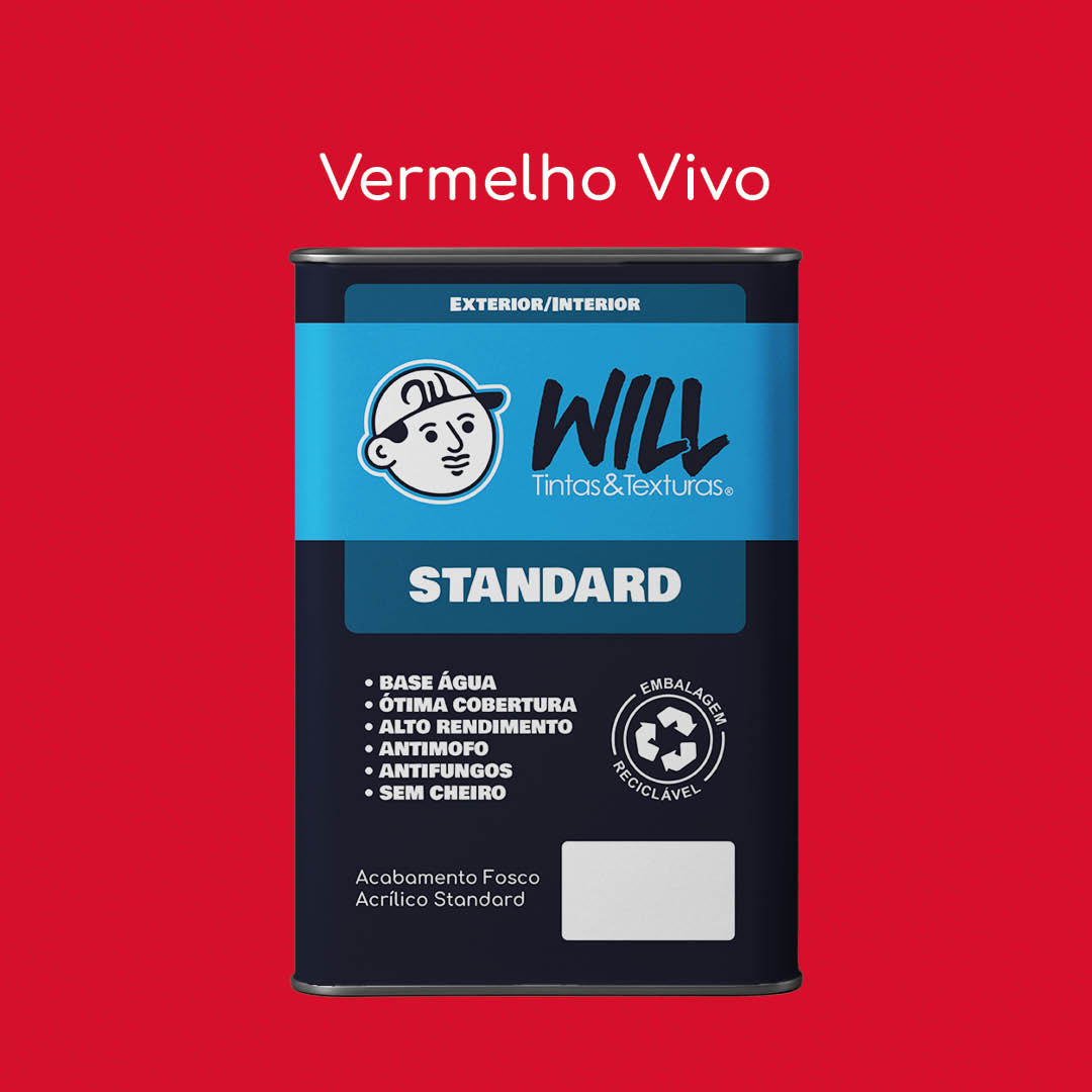 Tinta Acrílica Fosca Standard
