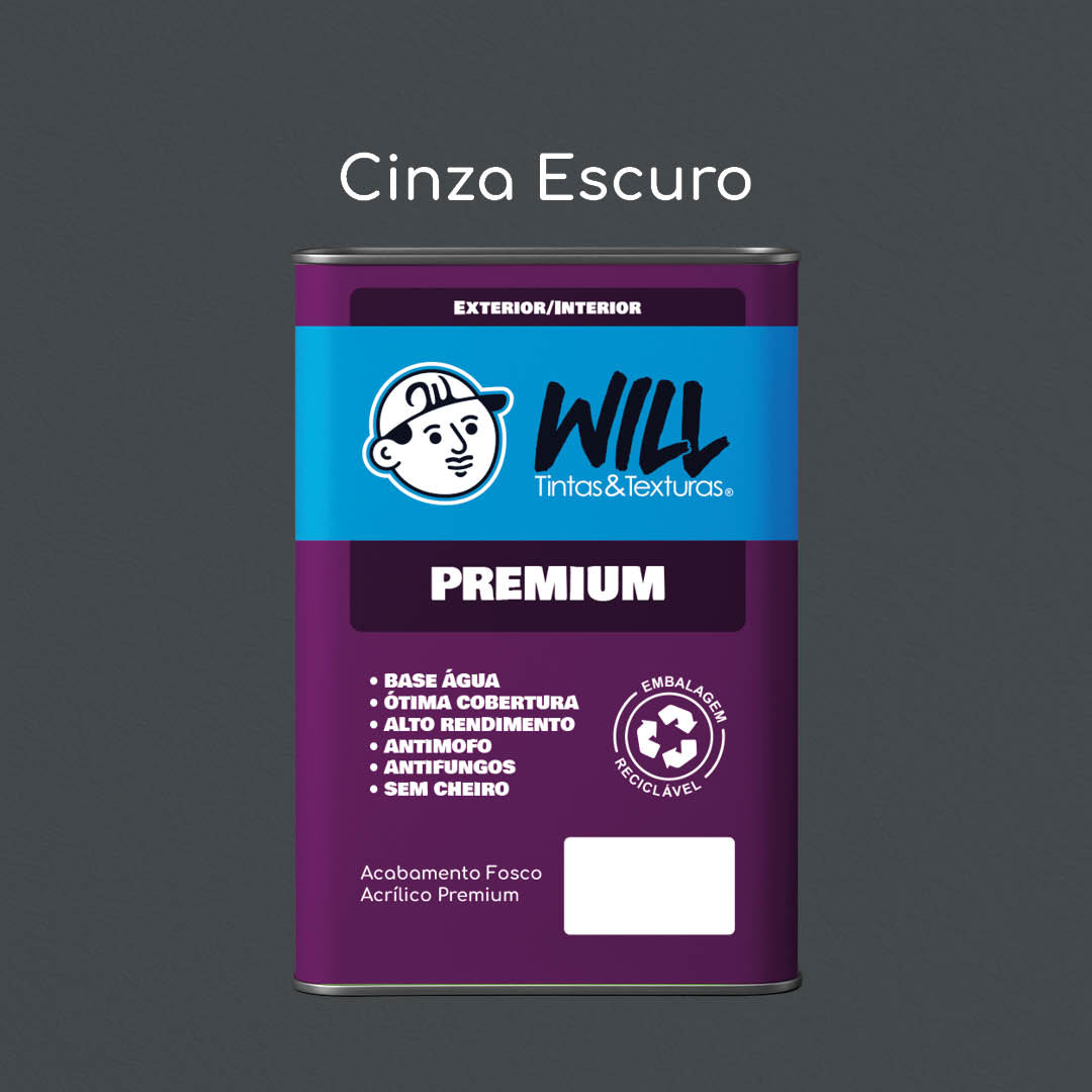 Tinta Acrílica Fosca Premium