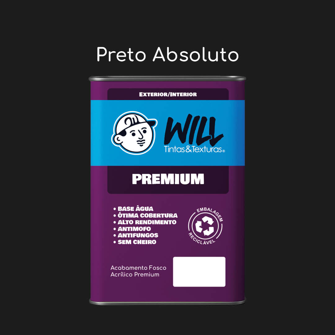 Tinta Acrílica Fosca Premium