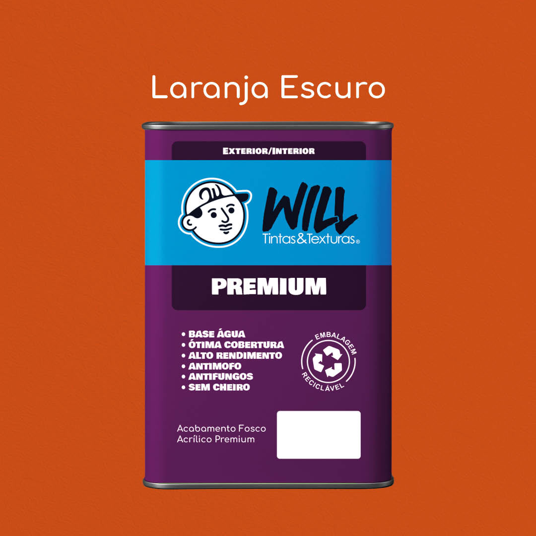 Tinta Acrílica Fosca Premium