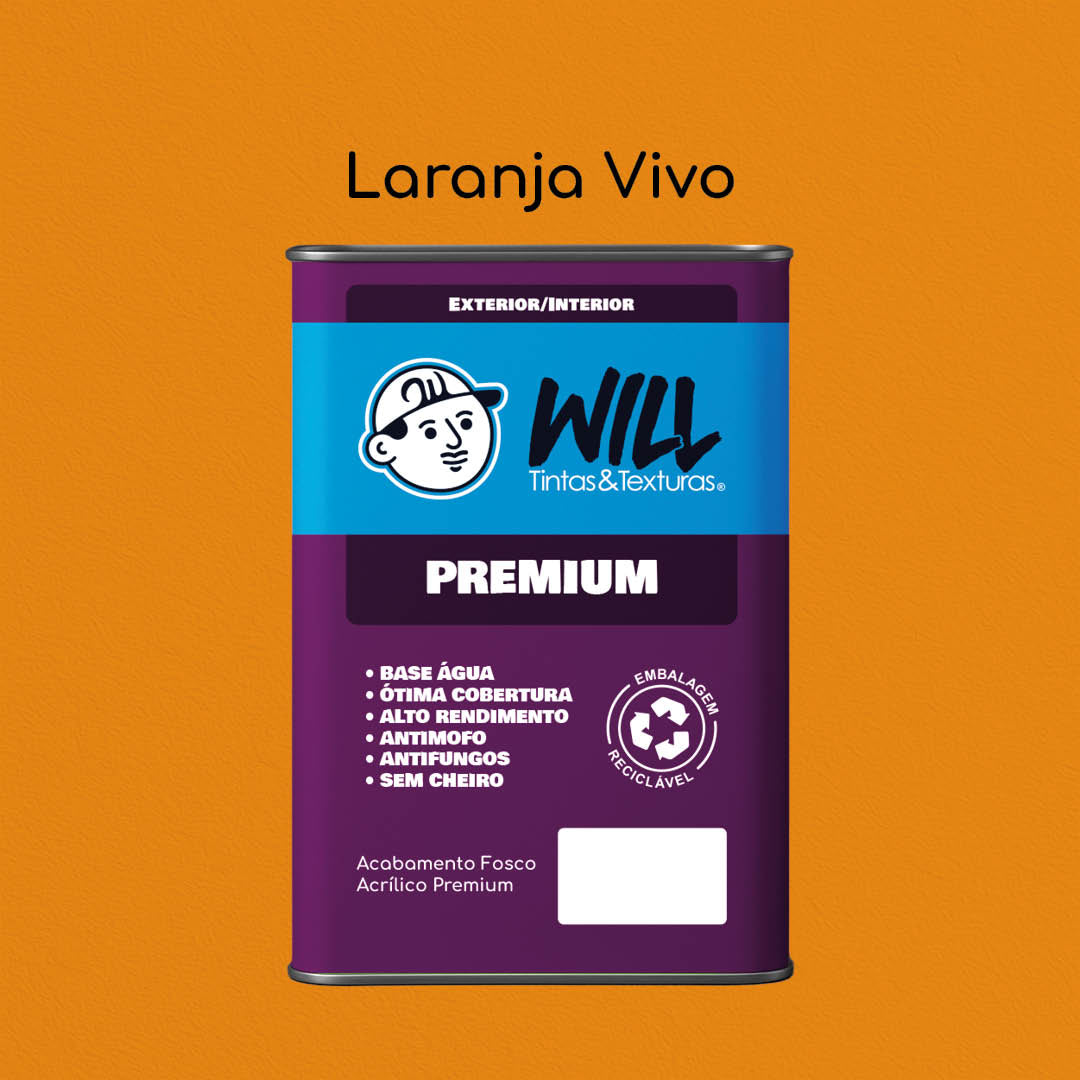 Tinta Acrílica Fosca Premium