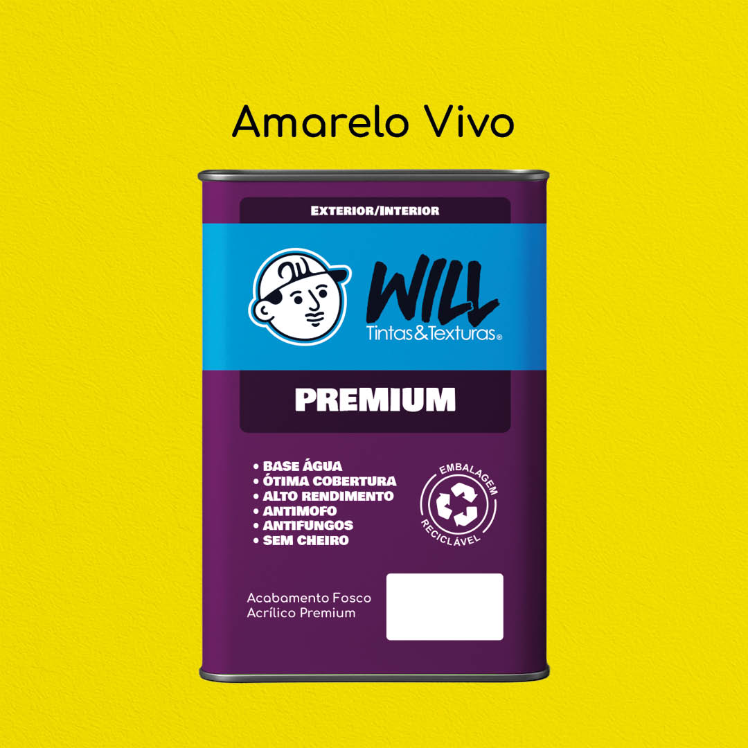Tinta Acrílica Fosca Premium