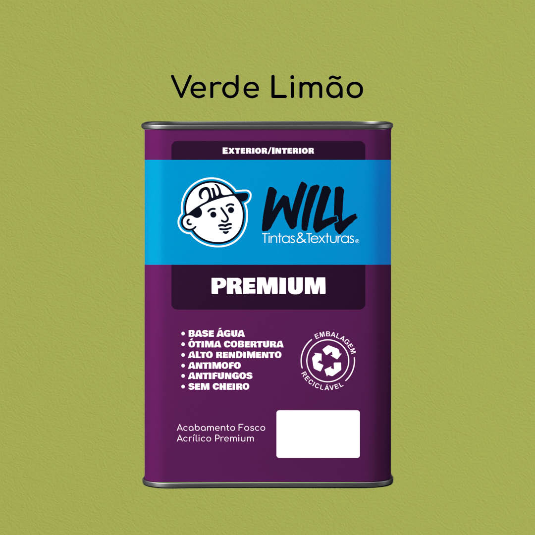 Tinta Acrílica Fosca Premium