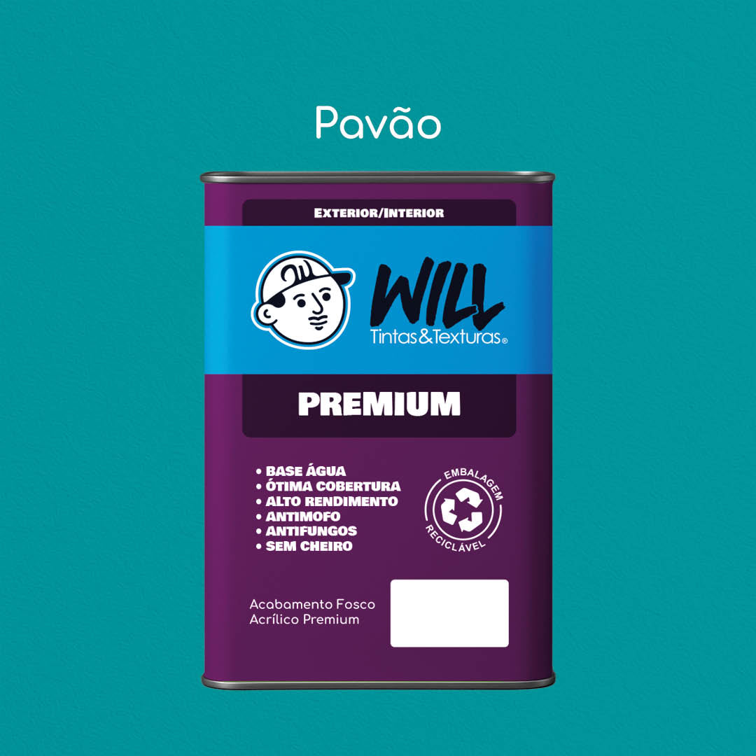 Tinta Acrílica Fosca Premium
