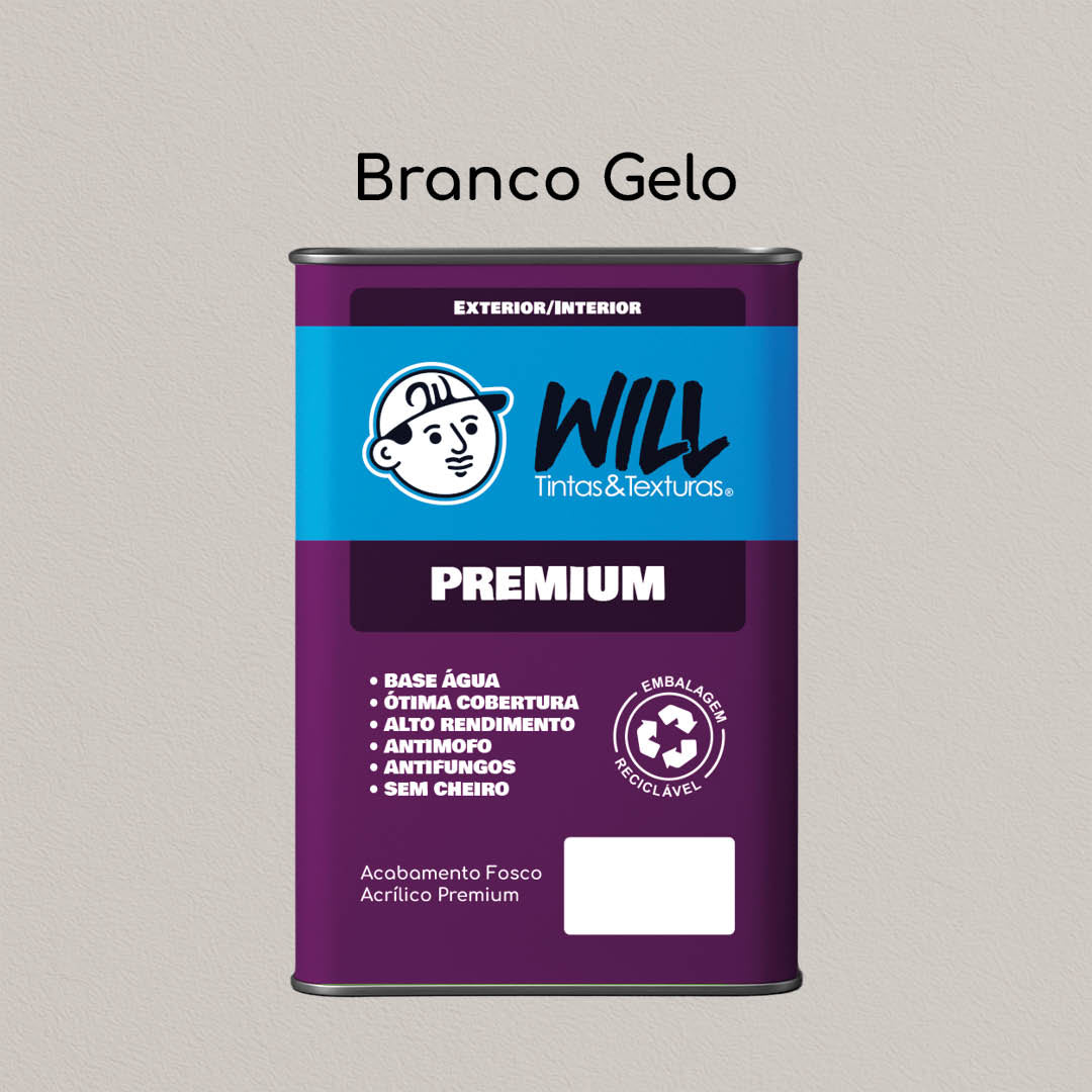 Tinta Acrílica Fosca Premium