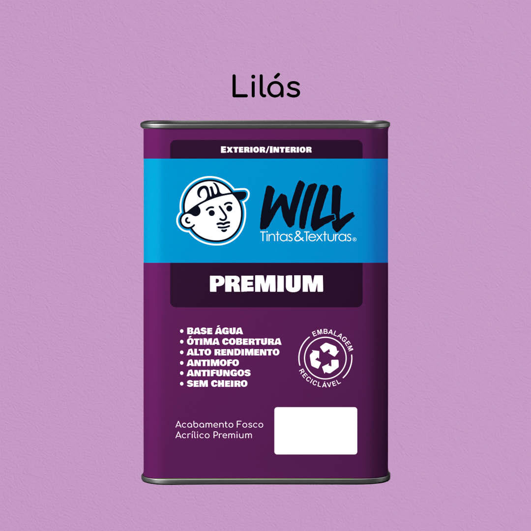 Tinta Acrílica Fosca Premium