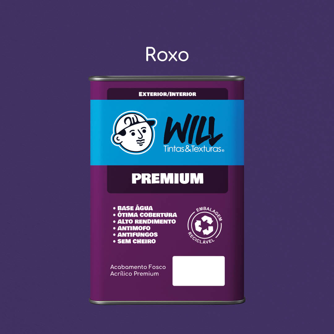Tinta Acrílica Fosca Premium