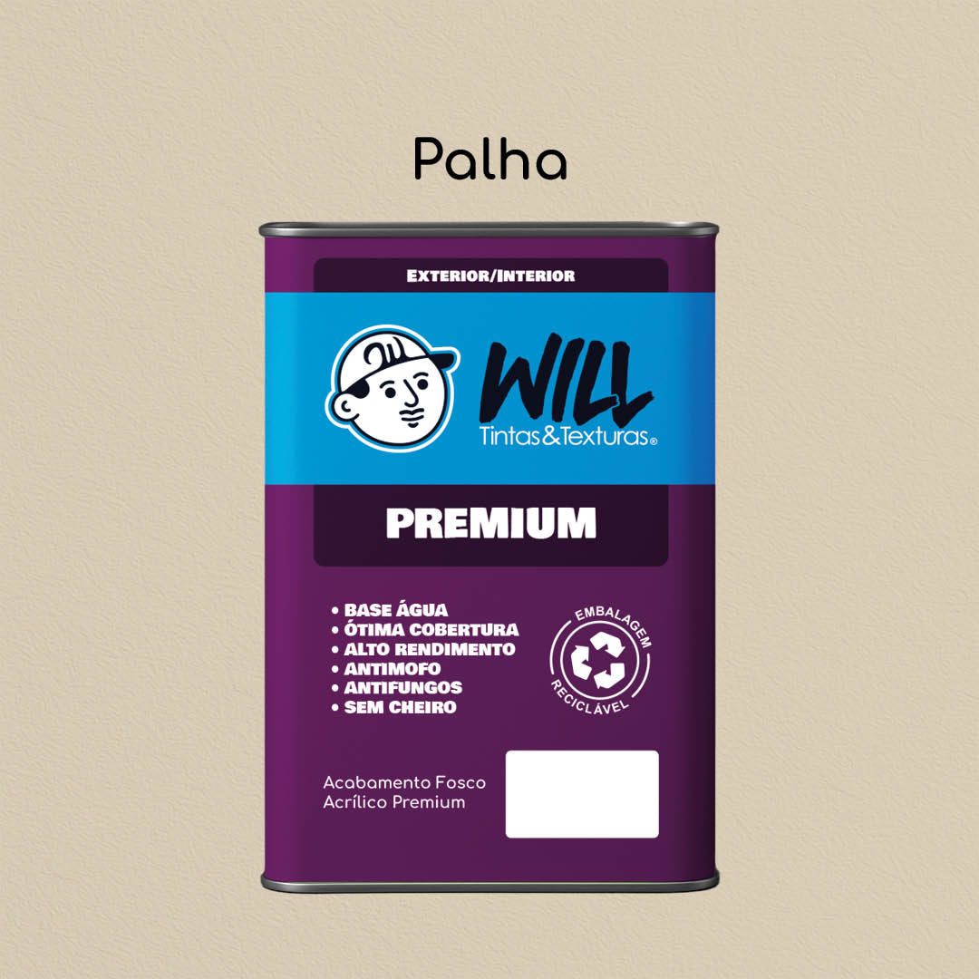 Tinta Acrílica Fosca Premium
