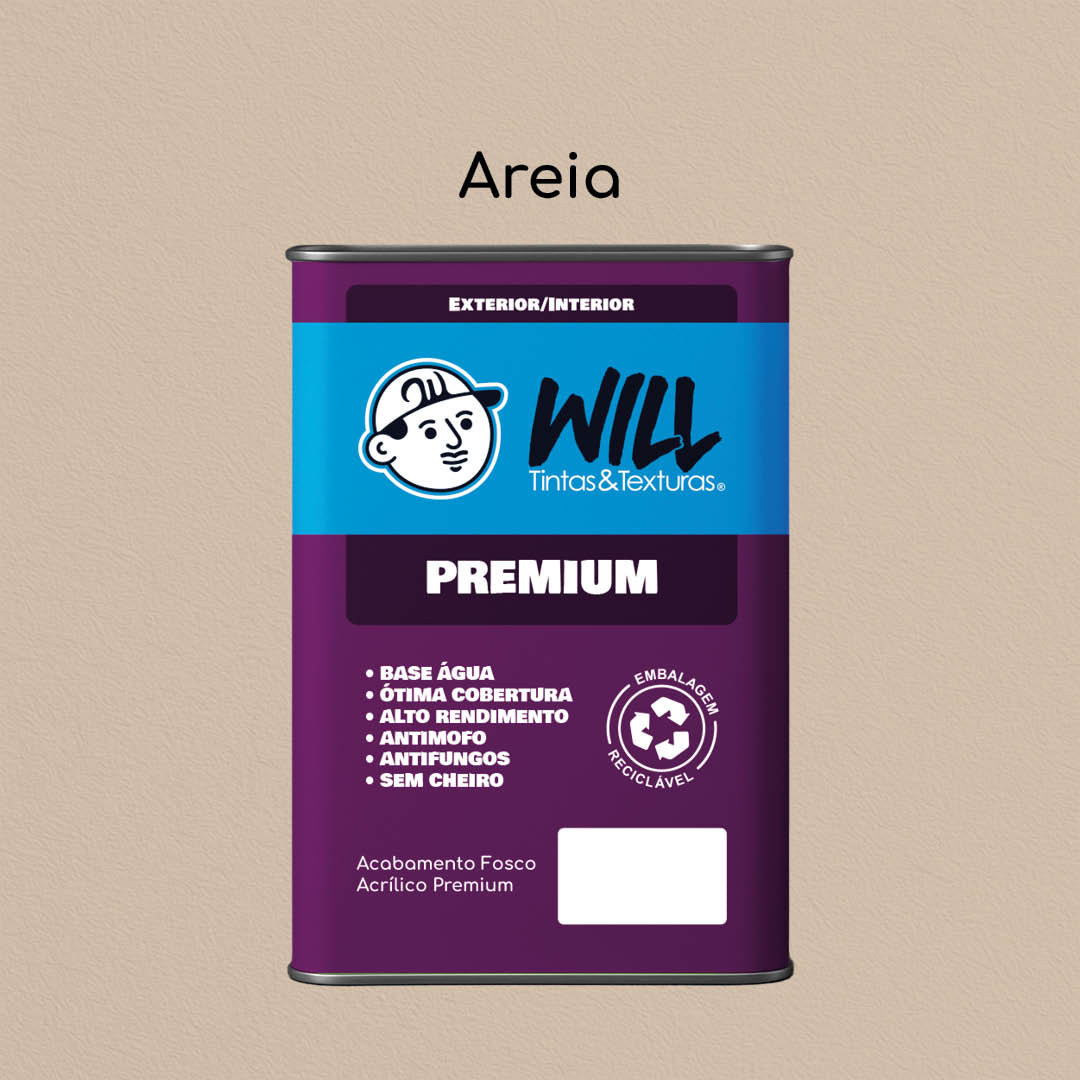 Tinta Acrílica Fosca Premium