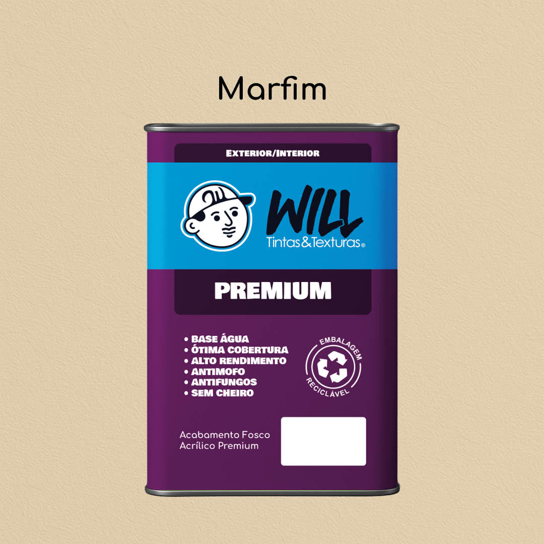 Tinta Acrílica Fosca Premium