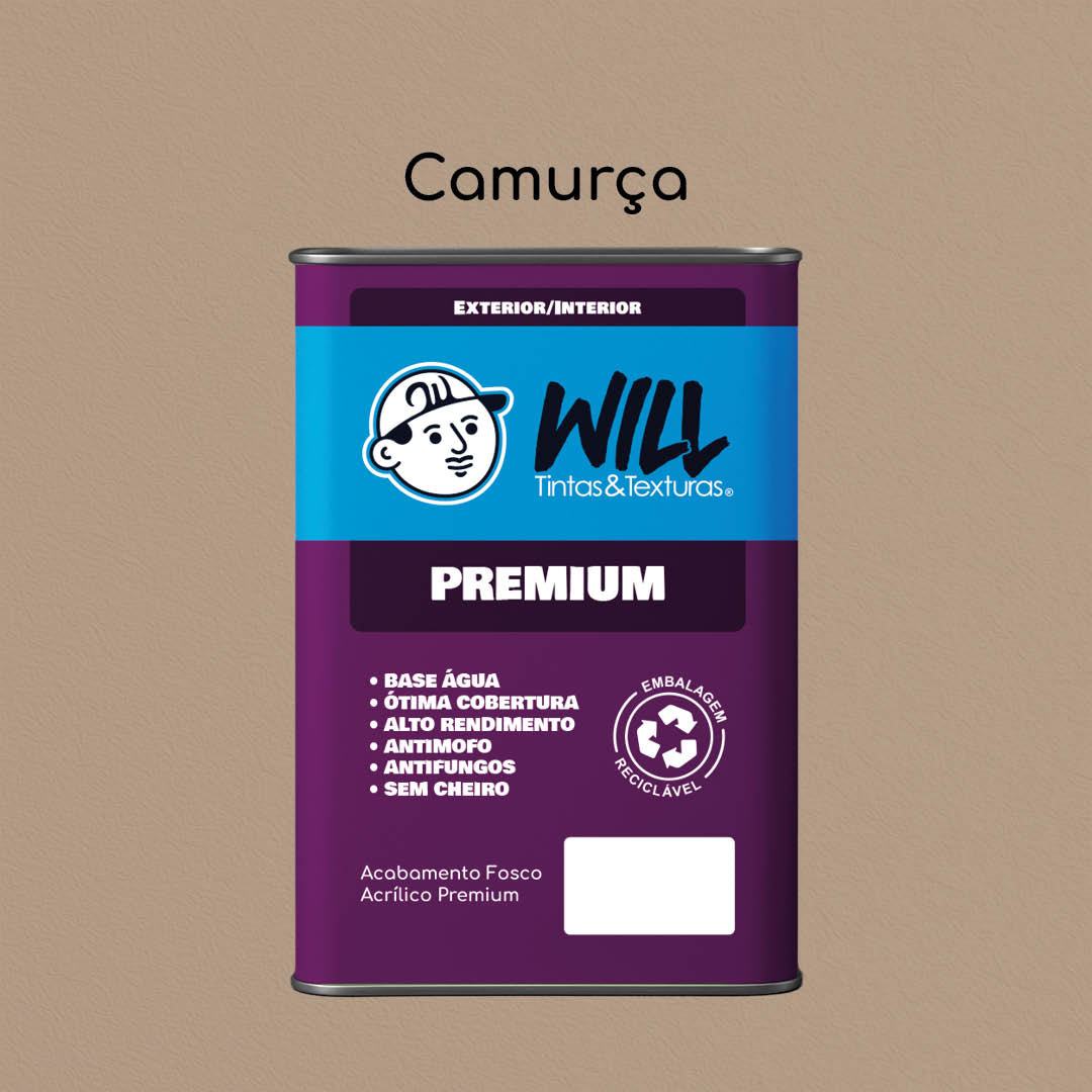 Tinta Acrílica Fosca Premium