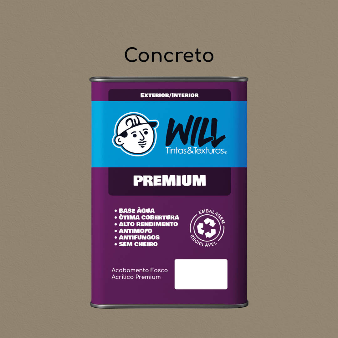 Tinta Acrílica Fosca Premium