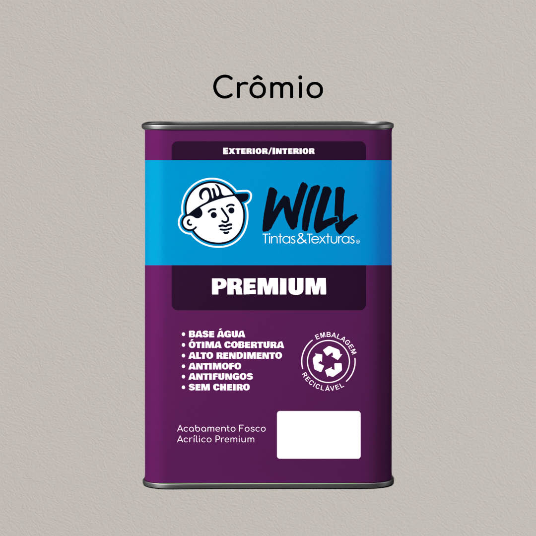 Tinta Acrílica Fosca Premium